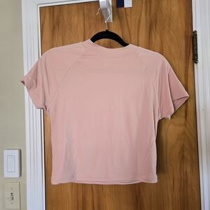 REORIA Women's Summer Casual Mock Neck Short Sleeve Going Out Y2K Crop, XL